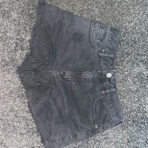 Pacsun black jean high waisted festival shorts